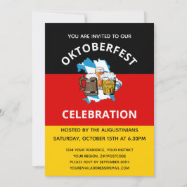 OKTOBERFEST Deutsches Bier-Party Einladung
