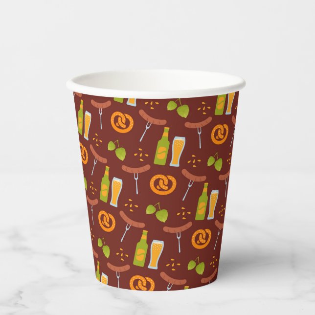Oktoberfest - Deutsches Bierfestival Pappbecher (Vorderseite)