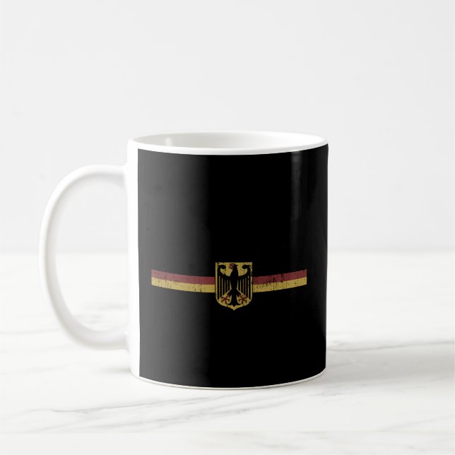 Oktoberfest Deutschland Deutscher Flaggenbanner Ad Kaffeetasse (Links)