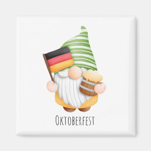 Oktoberfest - Deutschland-Fahne Niedlicher Gnome Magnet