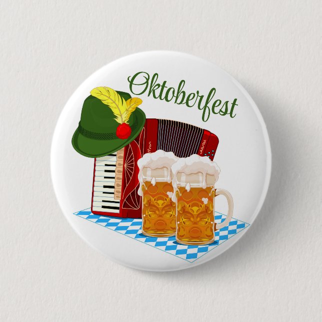 Oktoberfest-Fest  Button (Vorderseite)