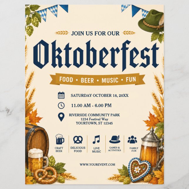 Oktoberfest Flyer (Vorne)