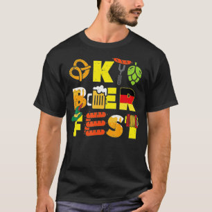 Oktoberfest German Thes Niedlich Bayerisches Festi T-Shirt