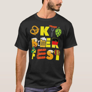 Oktoberfest German Thes Niedlich Bayerisches Festi T-Shirt
