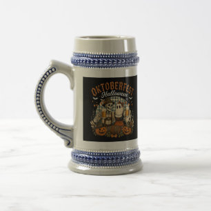 Oktoberfest Halloween Grusel-Bierfestival Bierglas