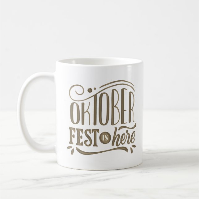 Oktoberfest ist hier kaffeetasse (Links)