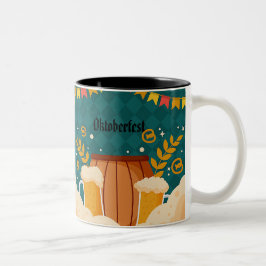 Oktoberfest-Kaffeepugel Zweifarbige Tasse