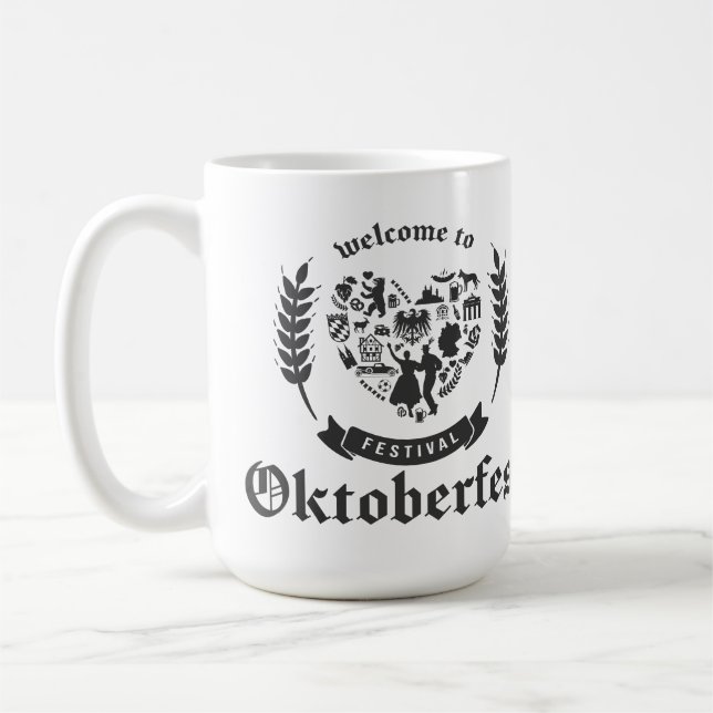 Oktoberfest Kaffeetasse (Links)