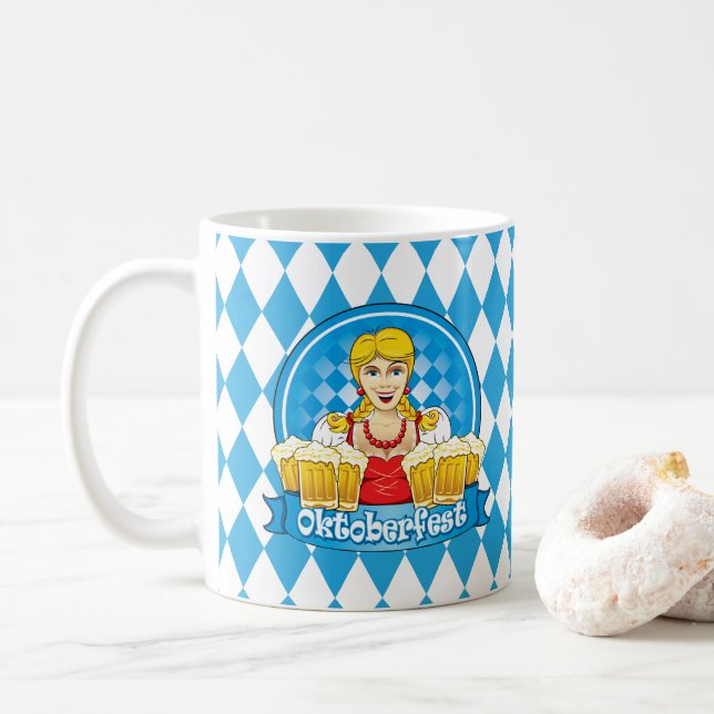 Oktoberfest Kaffeetasse (Mit Donut)
