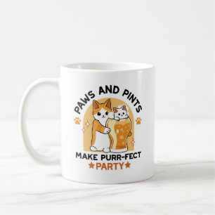 Oktoberfest Katzenpfeifen und Party Kaffeetasse
