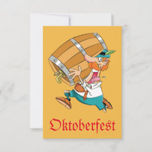 Oktoberfest Keg Grußkarte Karte