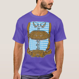 Oktoberfest Kostüme Halloween Lederhosen T-Shirt