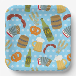 Oktoberfest Küche Pappteller