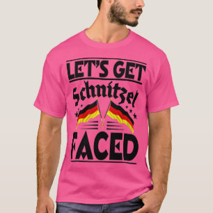 Oktoberfest - Lasst uns Schnitzel vor der lustigen T-Shirt