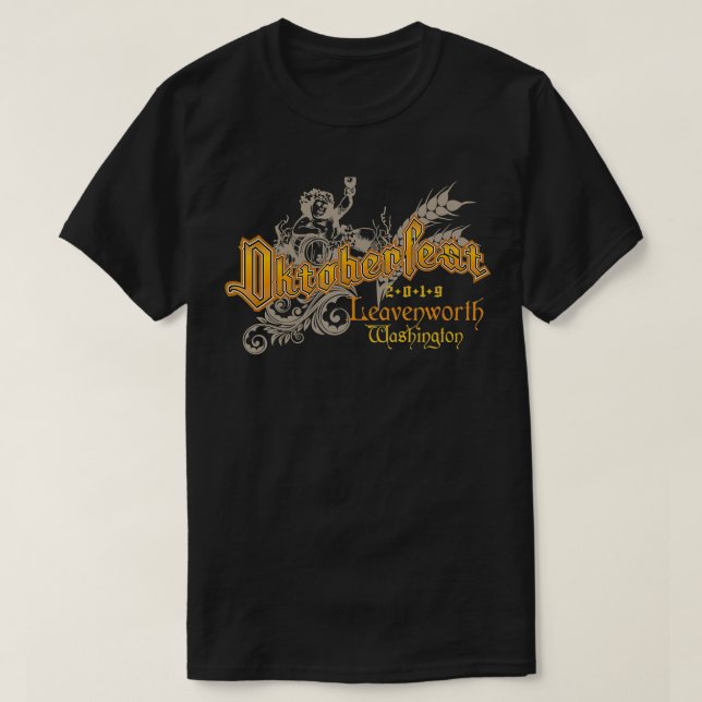 Oktoberfest Leavenworth Washington Beer Lovers Sou T-Shirt (Design vorne)