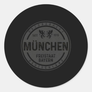 Oktoberfest Mã Nchen München Ger Bayer Runder Aufkleber