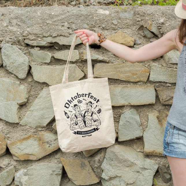 Oktoberfest Männer trinken Bier Tragetasche (Von Creator hochgeladen)