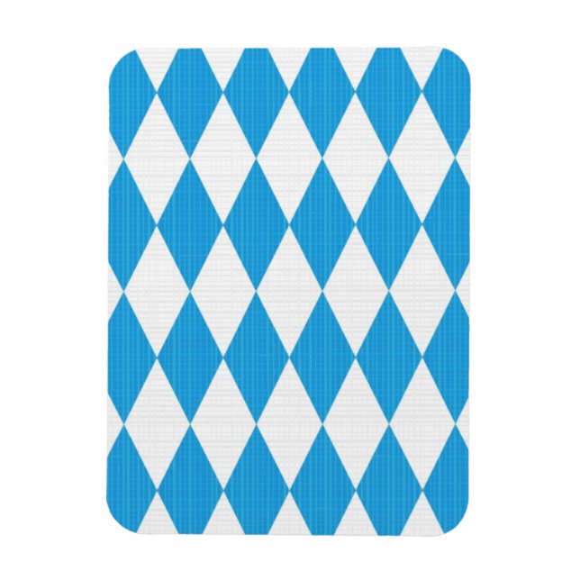 Oktoberfest-Muster mit Stoffstruktur Magnet (Vertikal)