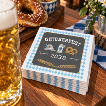 Oktoberfest Napkins - Deutsches Party Bier