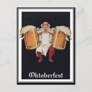 Oktoberfest Octoberfest Vintage Postkarte