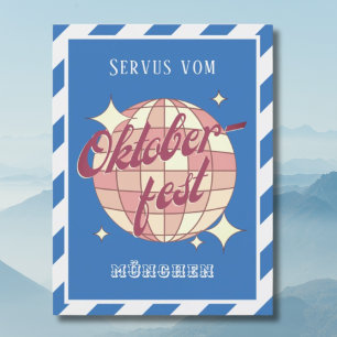 Oktoberfest oktoberfest Retro Vintage Postkarte