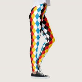 Oktoberfest-Outfit Bayerisch-Deutsche Flagge Farbe Leggings