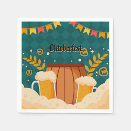 Oktoberfest Paper Napkins Serviette