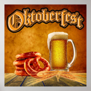 Oktoberfest Party Art Poster