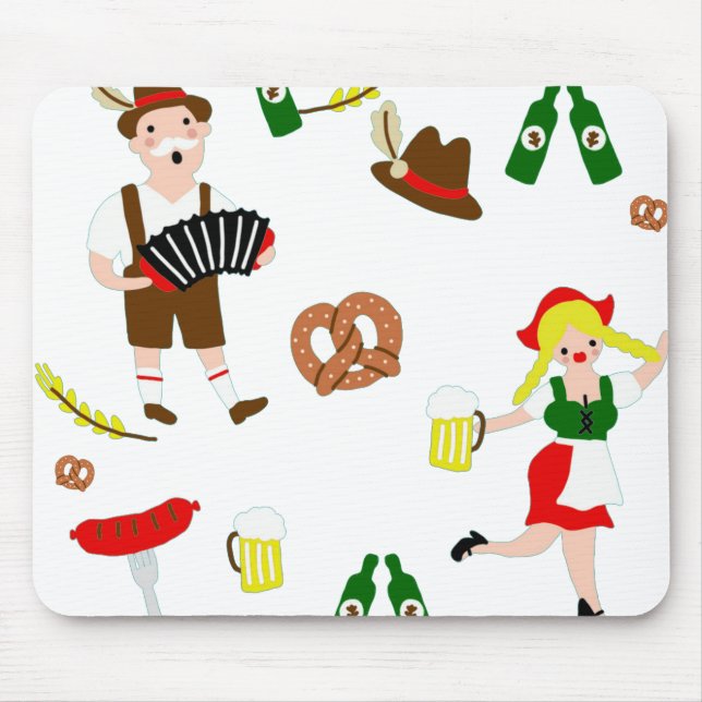 Oktoberfest-Party Mousepad (Vorne)