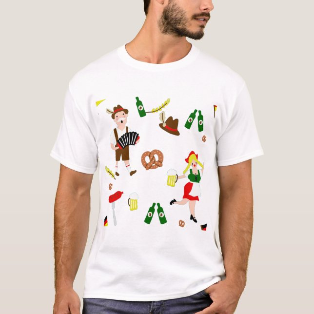 Oktoberfest-Party T-Shirt (Vorderseite)
