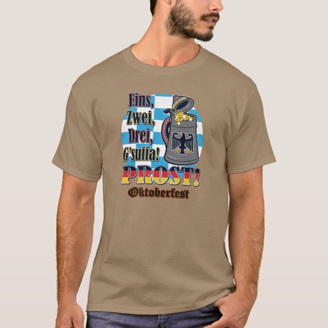 Oktoberfest Prost T-Shirt (Vorderseite)