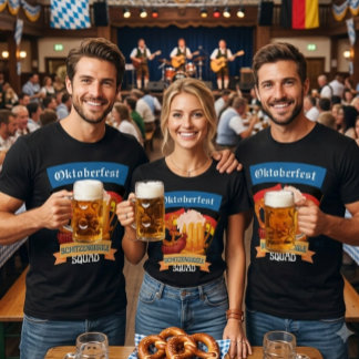 Oktoberfest Schitzengiggle Truppe Lustiges Deutsch T-Shirt