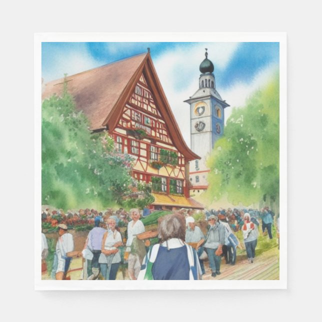 Oktoberfest Serviette (Vorderseite)
