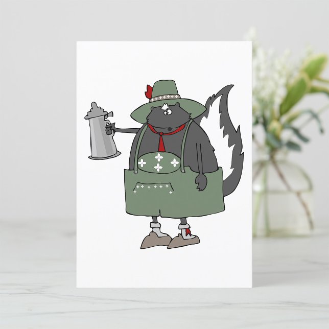 Oktoberfest Skunk Einladung (Von Creator hochgeladen)