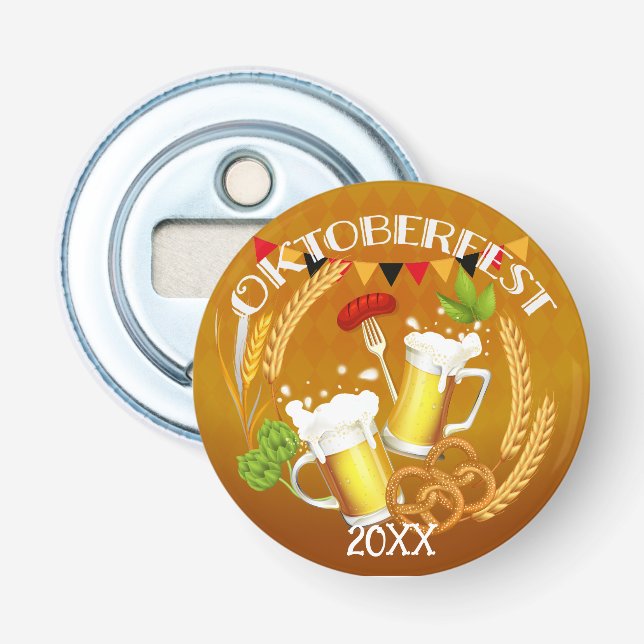 Oktoberfest Toastbier Flaschenöffner (Vorderseite)
