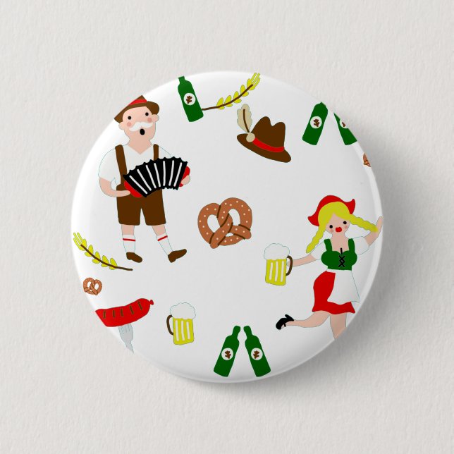 Oktoberfestfeier Button (Vorderseite)
