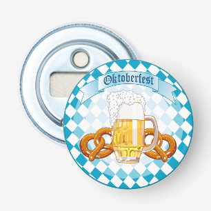 Oktoberfestfeier Runde Design Flaschenöffner