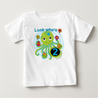 Oktopus 2. Geburtstag T Shirts und Geschenke