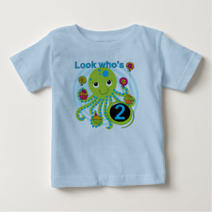 Oktopus 2. Geburtstag T Shirts und Geschenke