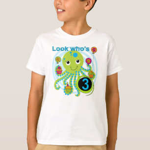 Oktopus 3. Geburtstag T - Shirt und Geschenke