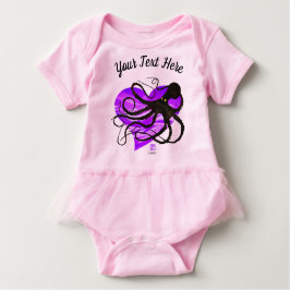 Oktopus auf Lavendel - Tutu Bodysuit Baby T-shirt