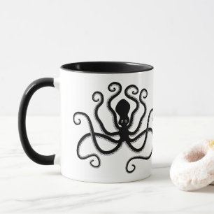 Oktopus aus Minoan-Keramik mit lustigem Text Tasse