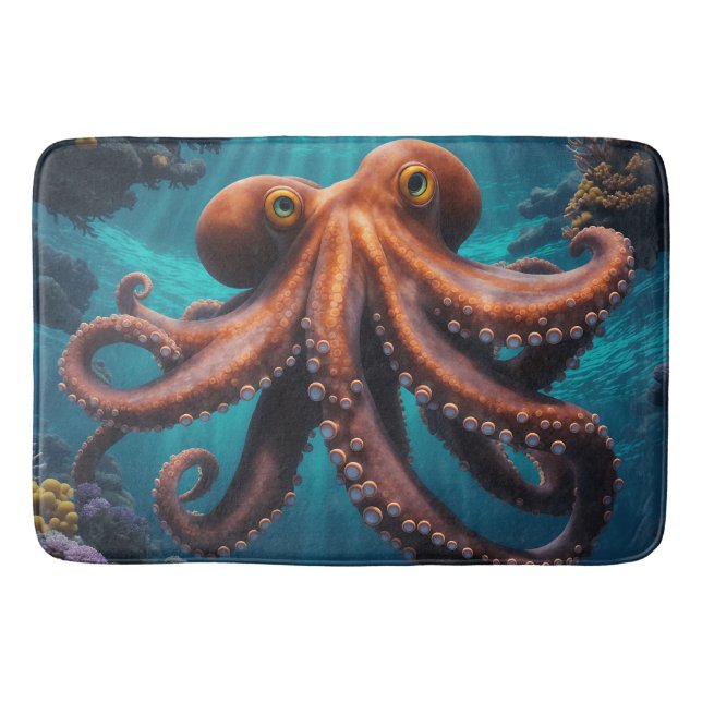 Oktopus Badematte (Vorderseite)