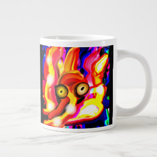 Oktopus cool Art Zwei-Tone-Kaffee-Tasse Jumbo-Tasse