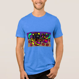 Oktopus   cooler Stil Tri-Blend Shirt