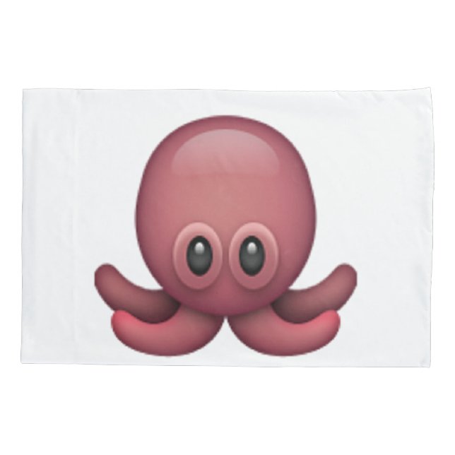 Oktopus - Emoji Kissenbezug (Rückseite)