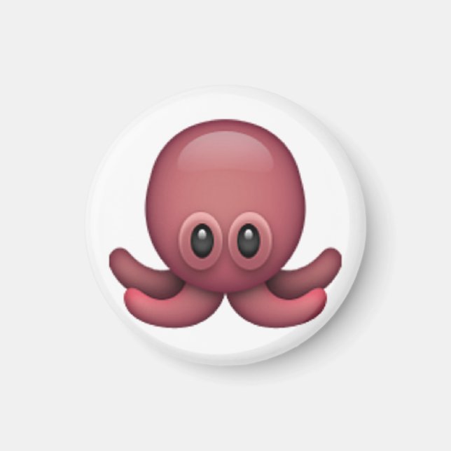 Oktopus - Emoji Magnet (Vorne)