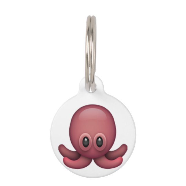 Oktopus - Emoji Tiernamensmarke (Rückseite)