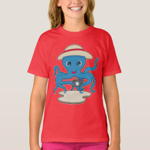 Oktopus-Fotograf-Kamera T-Shirt