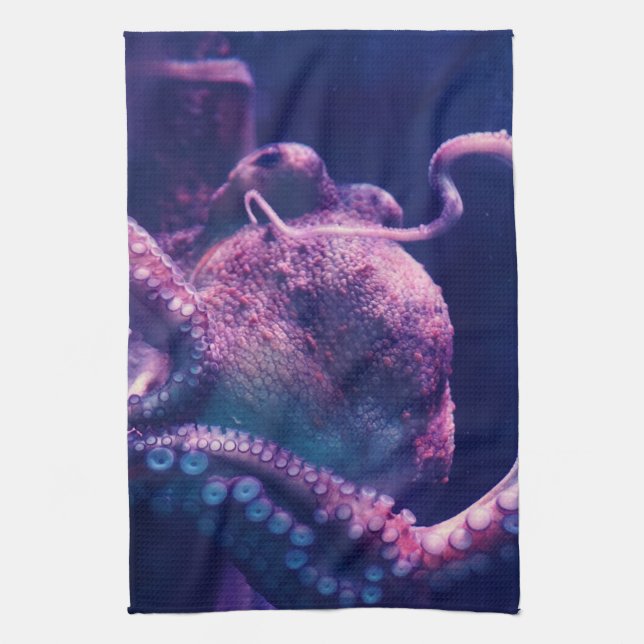 Oktopus Geschirrtuch (Vertikal)